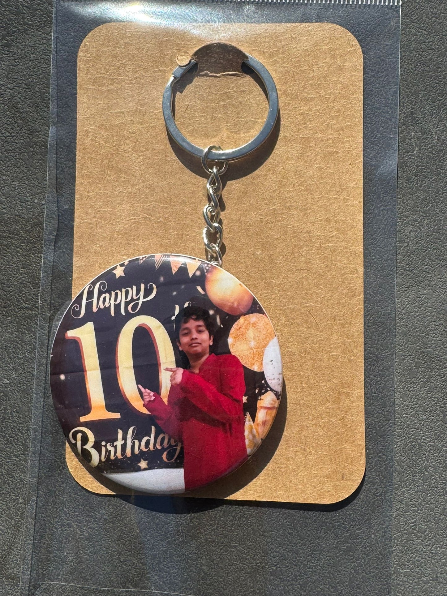 Personalized Photo Keychain - Stick With Sujay
