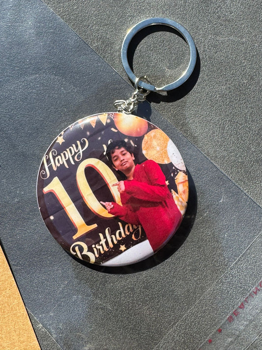 Personalized Photo Keychain - Stick With Sujay